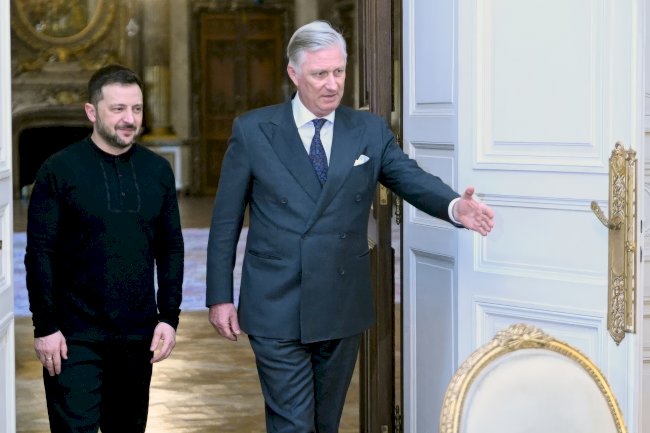 Kral Filip, Zelenski'yi Kraliyet Sarayı'nda ağırladı: "Onurluluğunuzdan derinden etkileniyoruz"