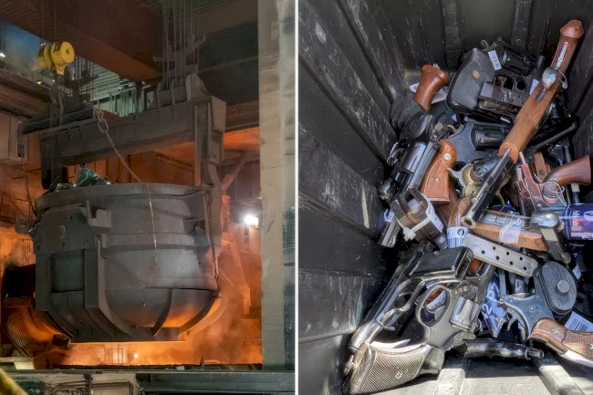 Brüksel'de 377 silah imha edildi: "Yasadışı devreye karşı güçlü bir sinyal"