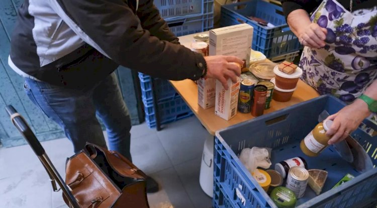 Gıda bankaları talebi Belçika'da düşüş ve yeni çalışmalar