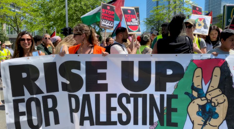 20.000 Kişi Brüksel'de Filistin için yürüdü: “Soykırıma sessiz kalmayın”