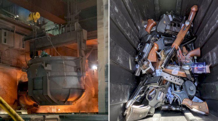 Brüksel'de 377 silah imha edildi: "Yasadışı devreye karşı güçlü bir sinyal"