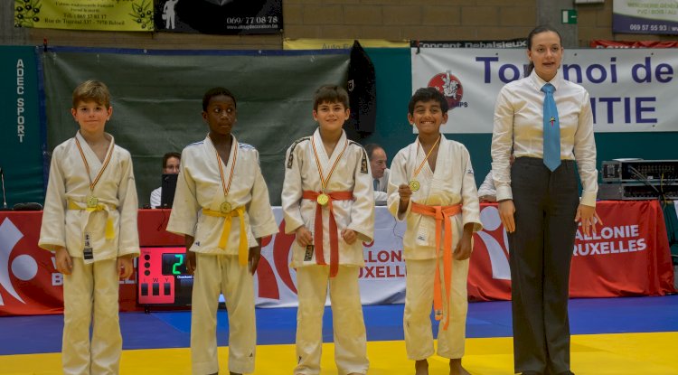 Minik judocu Abdülhakim Yağar, Belçika’daki turnuvada gümüş madalya kazandı