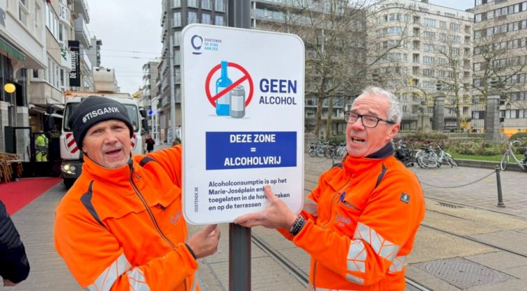 Oostende’de kamusal alanda alkol yasağı: Üç bölgede 250 Euro’ya kadar ceza