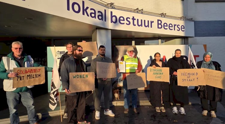 Vlimmeren’de Meltem ve yedi çocuğu sosyal konuttan tahliye edildi: “Nerede Uyuyacağız?”