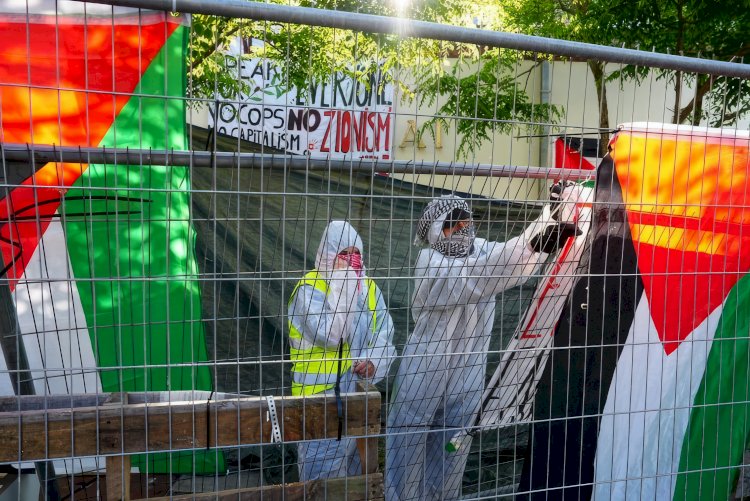 UGent’te Filistin eylemi: “Geri döndük, boykot olana kadar durmayacağız”