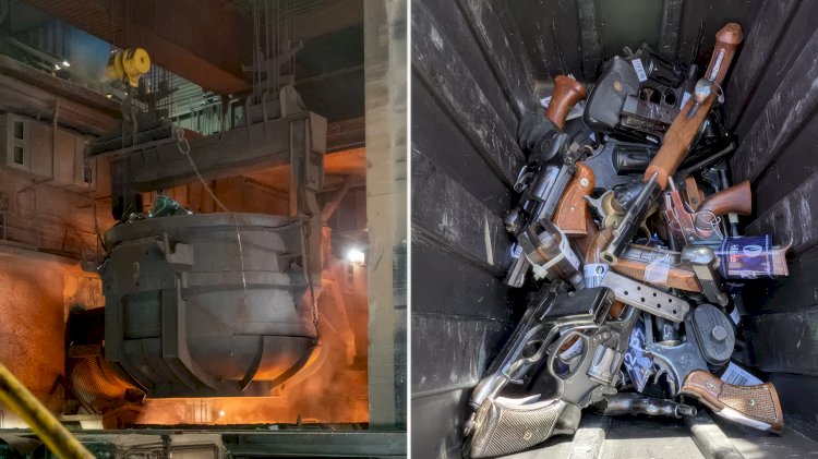 Brüksel'de 377 silah imha edildi: "Yasadışı devreye karşı güçlü bir sinyal"