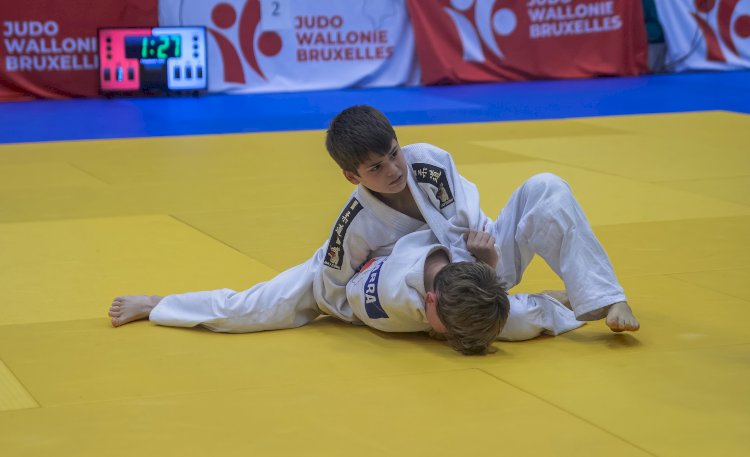 Minik judocu Abdülhakim Yağar, Belçika’daki turnuvada gümüş madalya kazandı