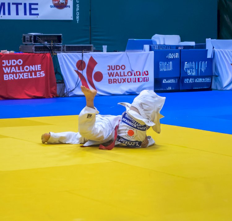 Minik judocu Abdülhakim Yağar, Belçika’daki turnuvada gümüş madalya kazandı