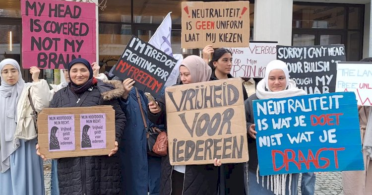 Doğu Flandre’de Başörtüsü Yasağına Öğrenci Direnişi: 6 Kız Öğrenci Danıştay’a Başvurdu